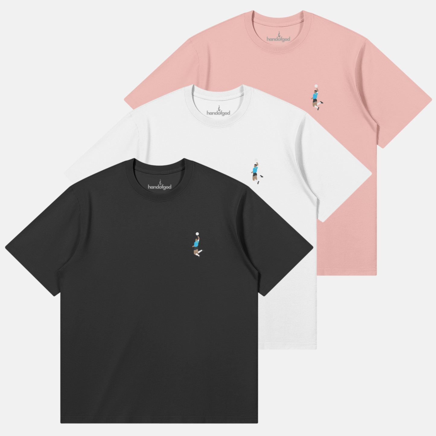 The Maradona "Hand of God" Embroidered Tee