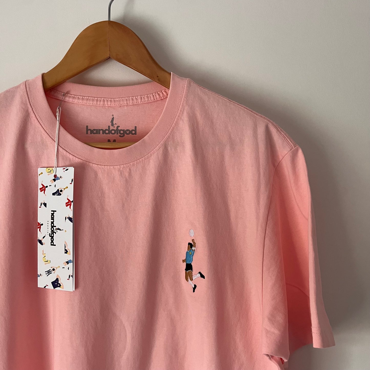 The Maradona "Hand of God" Embroidered Tee