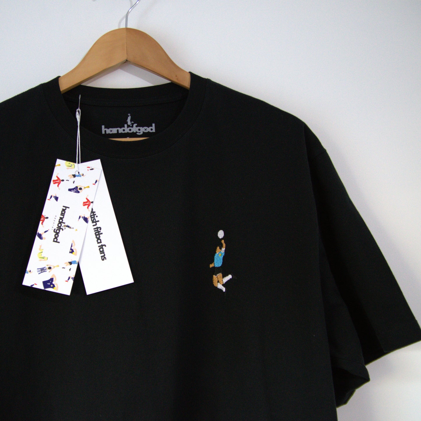 The Maradona "Hand of God" Embroidered Tee