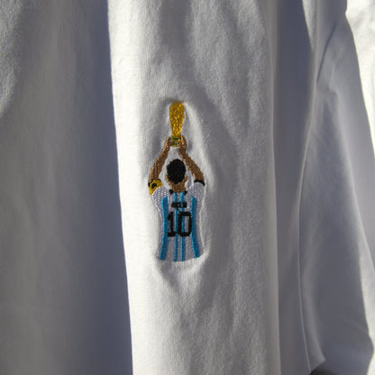The Messi GOAT Embroidered Tee